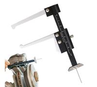 Brake Assembly - Metal Thickness Ruler, Rotor Gauge Tool, High Accuracy Wear Meter, Compact Brake Evaluation Instrument, Mechanical Measurement Accessory | Workshop Diagnosis Vehicle Systems