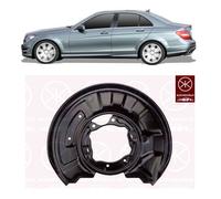 Brake Backing Plate Dust Shield - Rear RH - fits Mercedes C & E Class inc C63