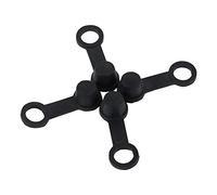 Brake Bleed Nipple, Brake Bleeder Screw Caps Grease Fitting Dust Cover With Keeper for 8mm Motorcycle Motorbike