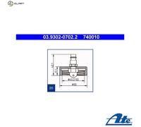 BRAKE BLEEDER ADAPTER 03.9302-0702.2