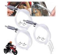 Brake Bleeder Check Valve, One Way Brake Bleeder Valve, Universal One-Way Brakes Bleeders Hose Kit with Check Valve, Brakes Bleeders Car for Car Motorbike Bike (3 Set)