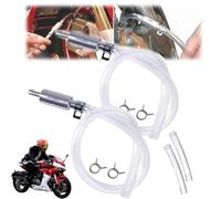 Brake Bleeder Check Valve, One Way Brake Bleeder Valve, Universal One-Way Brakes Bleeders Hose Kit with Check Valve, Brakes Bleeders Car for Car Motorbike Bike (2 Set)