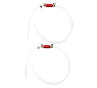 Brake Bleeder Hose, 6MM Universal One Way Check Valve Tube Bleeding Tool Kit Motorcycle Car Brake Fluid Bleeding Replacement Hose, 1Pair, Brake Bleeder se one Way Check ale