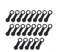 Brake Bleeder Screw Cap Rubber Dust Cover for Auto Motorcycle Brake System Grease Zerk Fitting Guard M6 M8 for m10 Black 40 Set(20pc)