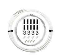 Brake Cable 2m/2.5m Wire for Bicycle Bike Shifters Derailleur Brake Cables Shift Cable 4mm/5mm MTB Road Shifter Line(Shift White 4mm)