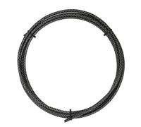 Brake Cable 3 Meters Bike Braided Cable Slick Lube Shift Housing Weave Brake Hose Derailleur Shifter Line Wire for Road Mountain Bicycle(Brake Black)
