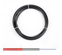 Brake Cable 3 Meters Brake Housing/Shift Housing for Road Bike MTB Bicycle Shift Lined Cable Hose Kit Set(Brake housing Black)