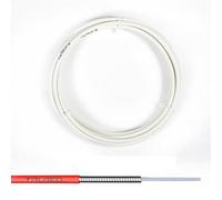 Brake Cable 3 Meters Brake Housing/Shift Housing for Road Bike MTB Bicycle Shift Lined Cable Hose Kit Set(Brake housing White)