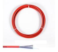 Brake Cable 3 Meters Brake Housing/Shift Housing for Road Bike MTB Bicycle Shift Lined Cable Hose Kit Set(Shift Housing Red)