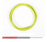 Brake Cable 3 Meters Brake Housing/Shift Housing for Road Bike MTB Bicycle Shift Lined Cable Hose Kit Set(Brake housing Green)