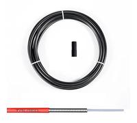 Brake Cable 300cm Universal Bicycle Brake Cable Housing Shift Wire Pipe for 4mm/5mm MTB Road Bike Derailleur Line Front Rear Tube(Brake Black)