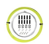 Brake Cable Bicycle Brake Cable Housing Group Set MTB Mountain Bike Derailleur Shifter Lever Cables Cap Cycling Protector(Shifter Green 4mm)