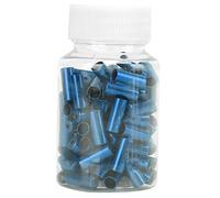 Brake Cable Caps Aluminum Alloy High Toughness Corrosion Resistant CNC Anodized Bicycle Accessories for Mountain Bikes Road Bikes Folding Bikes 5mm Inner Diameter 100 Pieces (Blue)