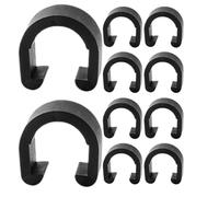 Brake Cable Clip, 10X C Clips for Type C Derailleur Cable | Gear Clamps for Derailleur and Shift Lever, Brake Cable Clamps for Mountain Cycling