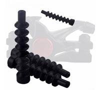Brake Cable Dust Protection for Mountain Bikes Featuring and Disc Brake Support on Folding Bike Frames with Curved Arms (4pcs)