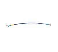Brake Cable Motorcycle Hydraulic Oil Tube Line 28 90 Degree M10 Banjo Blue 1/8" Steel Braided Rear Front Brake Hose Cluth ATV Pitbike Brake Clutch Line(1200mm)