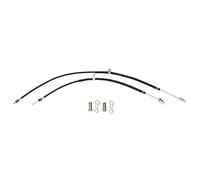Brake Cable Set Driver and Passenger Side 103528701, Replacement for Precedent Club Car, Steel Alloy Inner Wire Brake Cables with Rubber Housing for Cart Brake