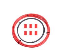 Brake Cable Universal 300cm / 9.8ft Bike Bicycle Basic Brake & Shift Derailleur Cable Line Wire 4mm/5mm Mountain Road Cycling(Shift Cable Red)
