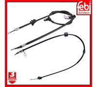 Brake Cable x 2 Left Right For Alfa Brera Spider Permanent Febi 109235 109245