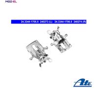 BRAKE CALIPER 24.3344-1706.5 FOR FORD FOCUS/Van/Turnier/Clipper HMDA 2.0L 4cyl