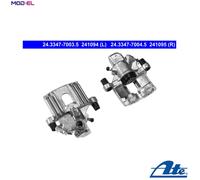 BRAKE CALIPER 24.3347-7003.5 FOR MINI W17 D14 /1ND 1.4L W10 B14 A 1.4L 4cyl