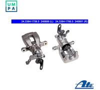 BRAKE CALIPER 24.3384-1760.5 FOR SKODA OCTAVIA/III/Combi SEAT LEON/SC/ST/Van