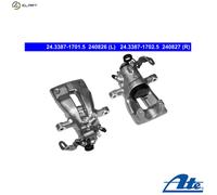 ATE Brake Caliper 24.3387-1701.5 - Rear Left - Fits Opel/Vauxhall Meriva, Astra Van, Combo