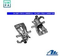 ATE Brake Caliper 24.3387-1701.5 - Rear Left - Fits Opel/Vauxhall Meriva, Astra Van, Combo
