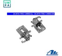 BRAKE CALIPER 24.3414-1706.5 FOR VW BEV/CBPA/BHP/AQY/AZG/BBW/AZJ/AEG/BER 2.0L