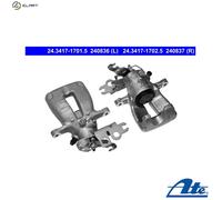 ATE Brake Caliper 24.3417-1702.5 for VW Caddy III (2.0L BMM/BSX) OE 2K0615424/2K0615424A