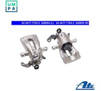 BRAKE CALIPER 24.3417-1704.5 FOR VAUXHALL ZAFIRA/Mk/II OPELZ 22 YH 2.2L 4cyl