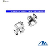 BRAKE CALIPER 24.3481-1743.5 FOR FIAT SEICENTO/600/Hatchback/Van 500 PUNTO 0.7L