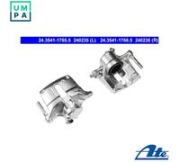ATE Brake Caliper 24.3541-1766.5 for Renault Kangoo/Express/Rapid, Nissan 1.5L 4cyl
