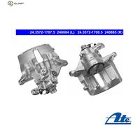 1x Brake Caliper for CITROËN C5 ATE 24.3572-1708.5