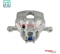 Brake caliper Front Axle Left 6261583 METZGER for HYUNDAI i20 I