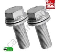 Brake Caliper Bolts Febi 181551 For Audi A4 A5 A6 Q5 VW Phideon OE N91041702 x2