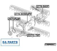 Brake Caliper Bracket for VW CALIFORNIA T5 Camper FEBEST 2377C-T6F