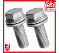 Brake Caliper Carrier Bolts Rear x2 Febi 181551 For Audi RS4 RS5 RS6 N91041702