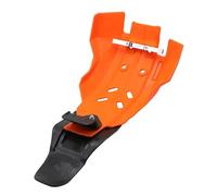 Brake Caliper Cover Fit For K-TM E-XC XCF SXF 250 350 Fit For HUSQVARNA TE TC FE FC 2016-2023 Engine Shield Frame Protector Cover Guard Skid Plate Brake Pad Shield(4T Orange)