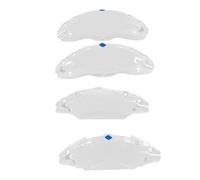 Brake Caliper Cover H7BD Aluminum Front and Rear Brake Caliper Cover Automotive Modified Accessories for 3 2025(White)