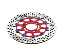 Brake Caliper Disc Rotor For Scooter Aerox BWS RSZ FORCE Brake Disc 3 Hole 260 * 70mm 5 Hole 260 * 60mm Floating Disk Front Brake Rotor(Red 3 holes)