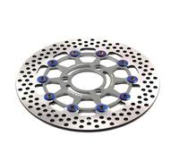 Brake Caliper Disc Rotor For Scooter Aerox BWS RSZ FORCE Brake Disc 3 Hole 260 * 70mm 5 Hole 260 * 60mm Floating Disk Front Brake Rotor(Gray 3 holes)