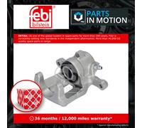 Brake Caliper fits MERCEDES B200 W245 2.0D Rear Right 05 to 11 OM640.941 Febi