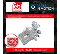 Brake Caliper fits VW CADDY Mk3 1.6D Rear Left 10 to 15 CAYE 2K0615423C Febi New