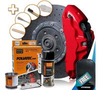 Brake Caliper Foliatec FT2160 High Temp RED Engine Paint Lacquer Kit. +M