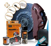 Foliatec Car/Vehicle Brake Caliper Paint And Engine Lacquer - Metallic Copper
