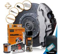 Brake Caliper Foliatec FT2172 High Temp Silver Engine Paint Lacquer Kit. Mat✅