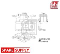 BRAKE CALIPER FOR AUDI A3 TT FEBI BILSTEIN 178063 FITS REAR AXLE RIGHT NEW