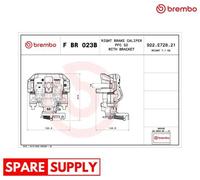 BRAKE CALIPER FOR IVECO DAILY BREMBO F BR 023B