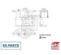 Brake Caliper for MAZDA FEBI BILSTEIN 182051 fits Rear Axle Right